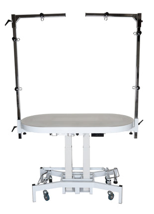 Groom-X Compact Oval electric grooming table with light