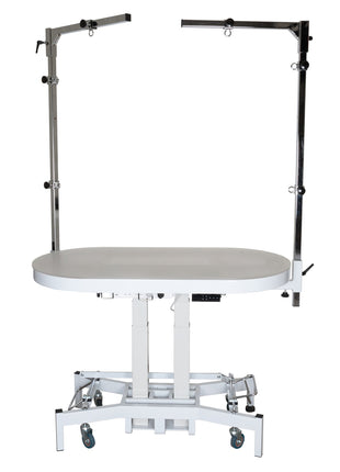 Groom-X Compact Oval electric grooming table with light