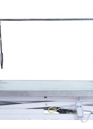 Electric grooming table with LED