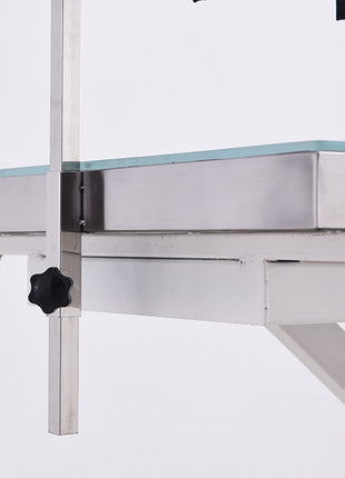 Electric grooming table with LED