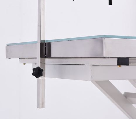 Electric grooming table with LED