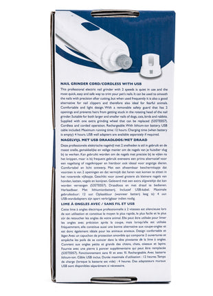 Show Tech Nail Grinder Type2 | Nail Grinder | USB | Wired/wireless