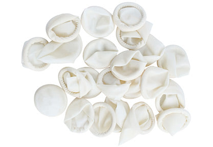 Show Tech Fingerlinge für Hunde, Weiß, 100 St.