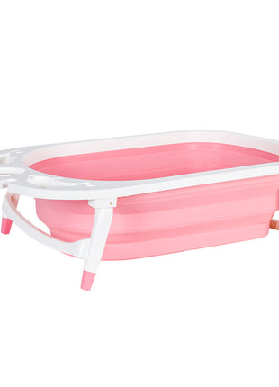 Foldable dog bathtub with feet and drain 