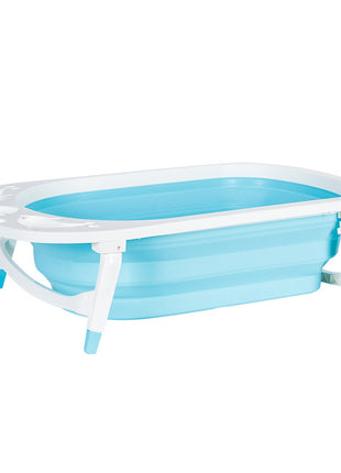 Foldable dog bathtub with feet and drain 