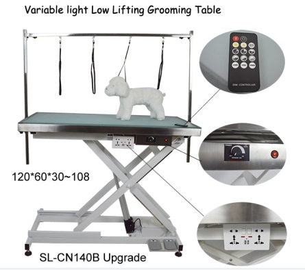 Elektrischer Trimmtisch mit LED | dimmbar