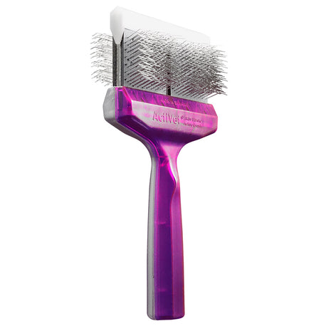 ActiVet Pro TuffFinishcoater purple/silver | exclusive brushes for dogs and cats
