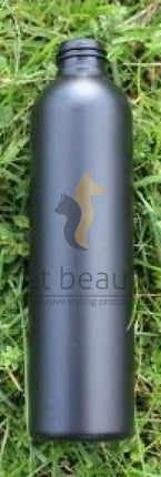 plastic bottle | 200ml | black| including hinged lid closure