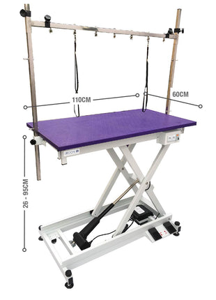 Groom-X LowLine Salon grooming table purple