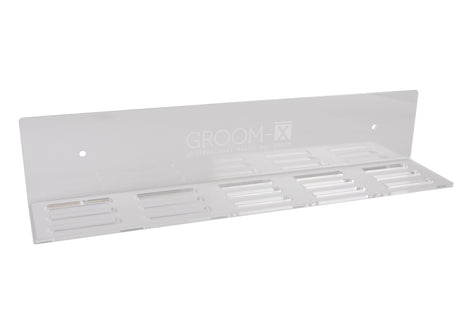 Groom-X Wandhalterung für Scherköpfe | Plexiglas | für 15 Scherköpfe