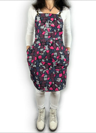 pet beauty hairdressing apron Paradise with cross straps