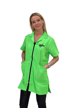 pet beauty smock Moderna light green
