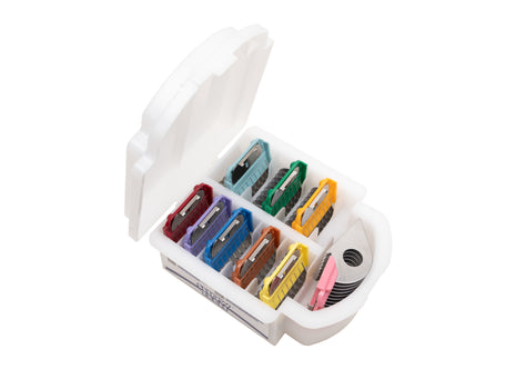 Show Tech Pro Blades Snap-on Comb Set | Kammaufsatz Set für Scherkopf #30 | 9 Kämme